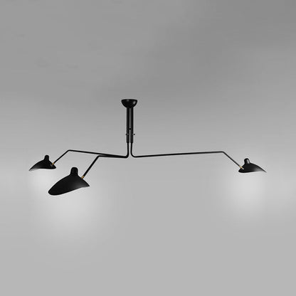 Élise Modern Metal Duckbill Hanging Lamp 2/3/5 Lights Black