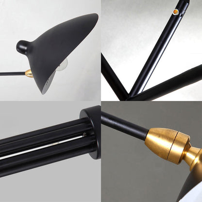 Élise Modern Metal Duckbill Hanging Lamp 2/3/5 Lights Black