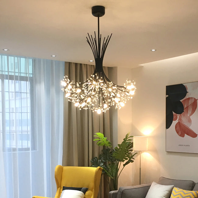 Lucie Crystal Bouquet Chandelier Modern 13/19 Lights