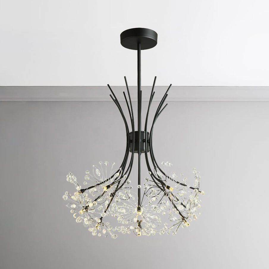 Lucie Crystal Bouquet Chandelier Modern 13/19 Lights