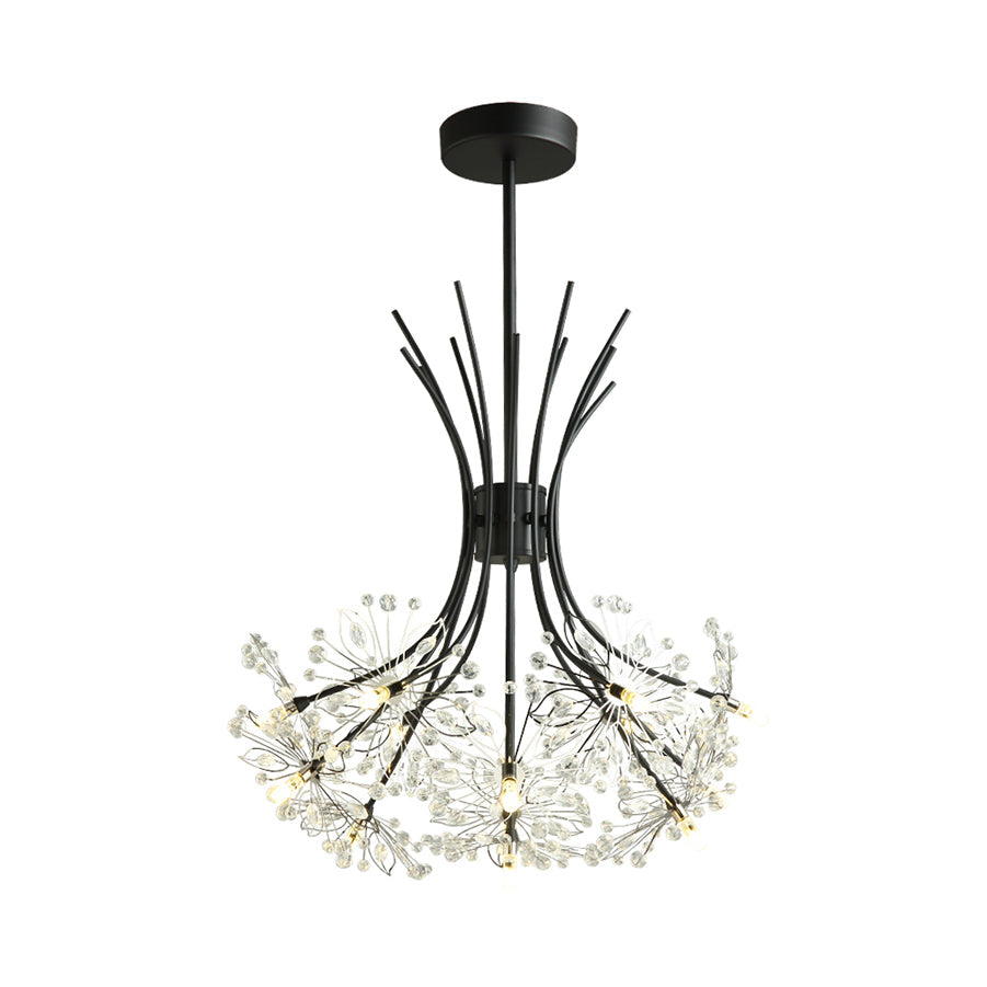 Lucie Crystal Bouquet Chandelier Modern 13/19 Lights