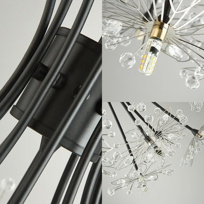 Lucie Crystal Bouquet Chandelier Modern 13/19 Lights
