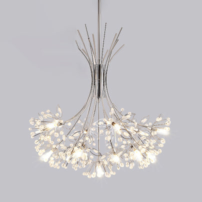 Lucie Crystal Bouquet Chandelier Modern 13/19 Lights