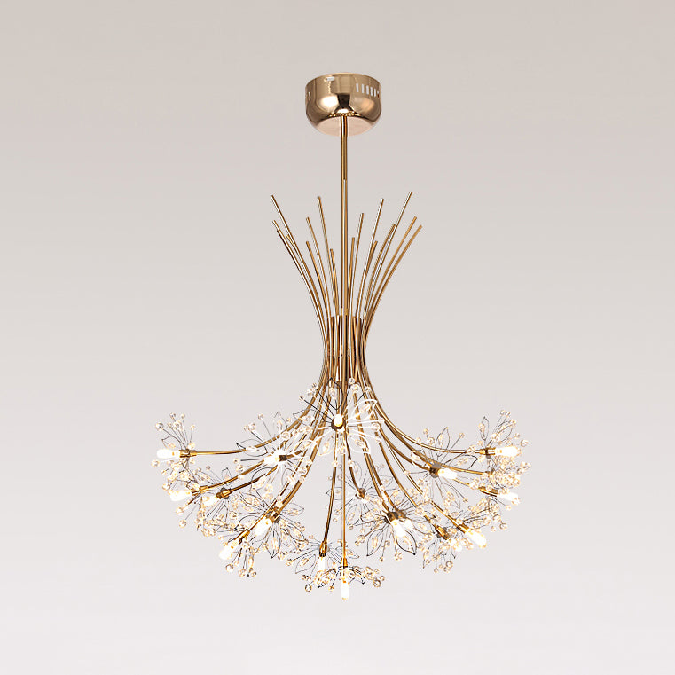 Lucie Crystal Bouquet Chandelier Modern 13/19 Lights