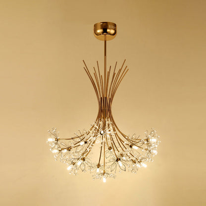 Lucie Crystal Bouquet Chandelier Modern 13/19 Lights