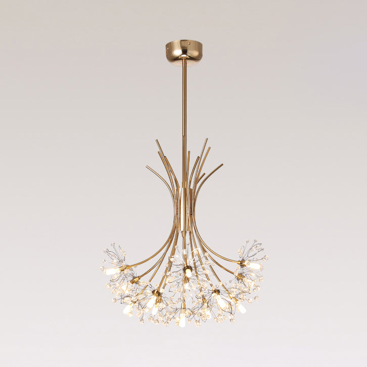 Lucie Crystal Bouquet Chandelier Modern 13/19 Lights