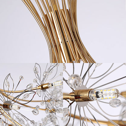 Lucie Crystal Bouquet Chandelier Modern 13/19 Lights