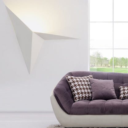 Adélie Polygon LED Wall Sconce Black/White Modern