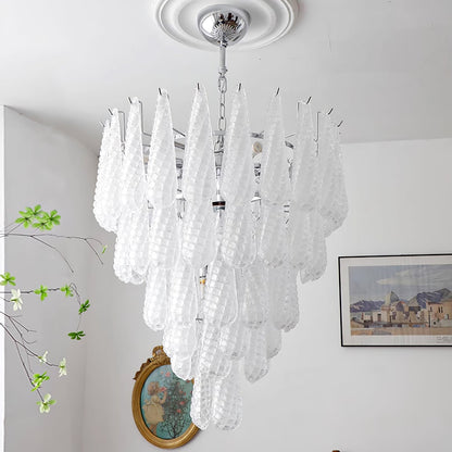 Thérèse Frosted Veil Snowfall Chandelier