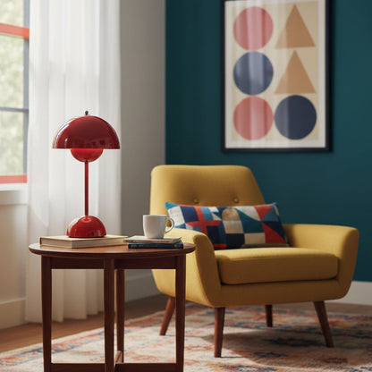 Élodie Rechargeable LED Desk Lamp with Double Sphere Design