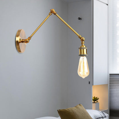 Alden Industrial Swing Arm Wall Sconce