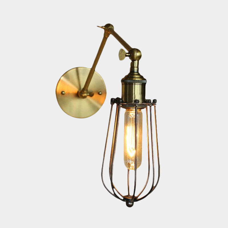 Alden Industrial Swing Arm Wall Sconce