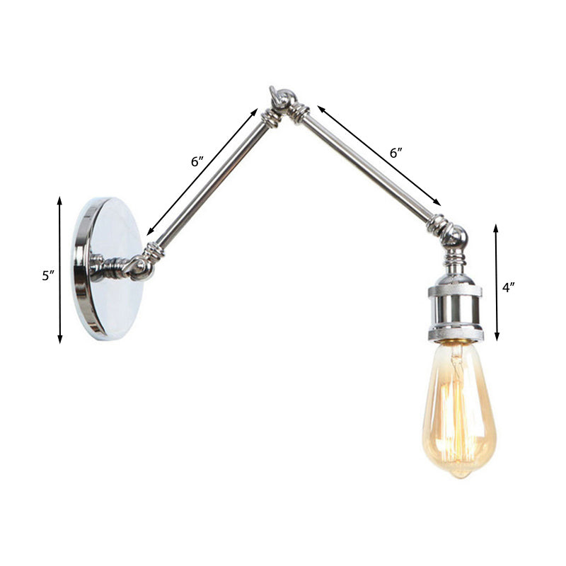 Alden Industrial Swing Arm Wall Sconce