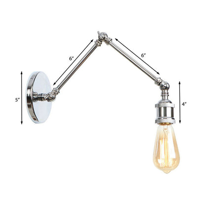 Alden Industrial Swing Arm Wall Sconce