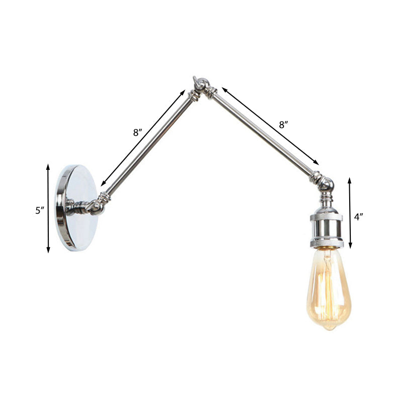 Alden Industrial Swing Arm Wall Sconce