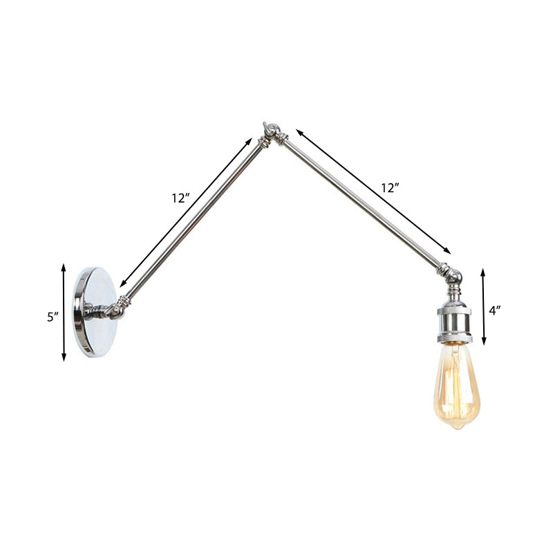 Alden Industrial Swing Arm Wall Sconce