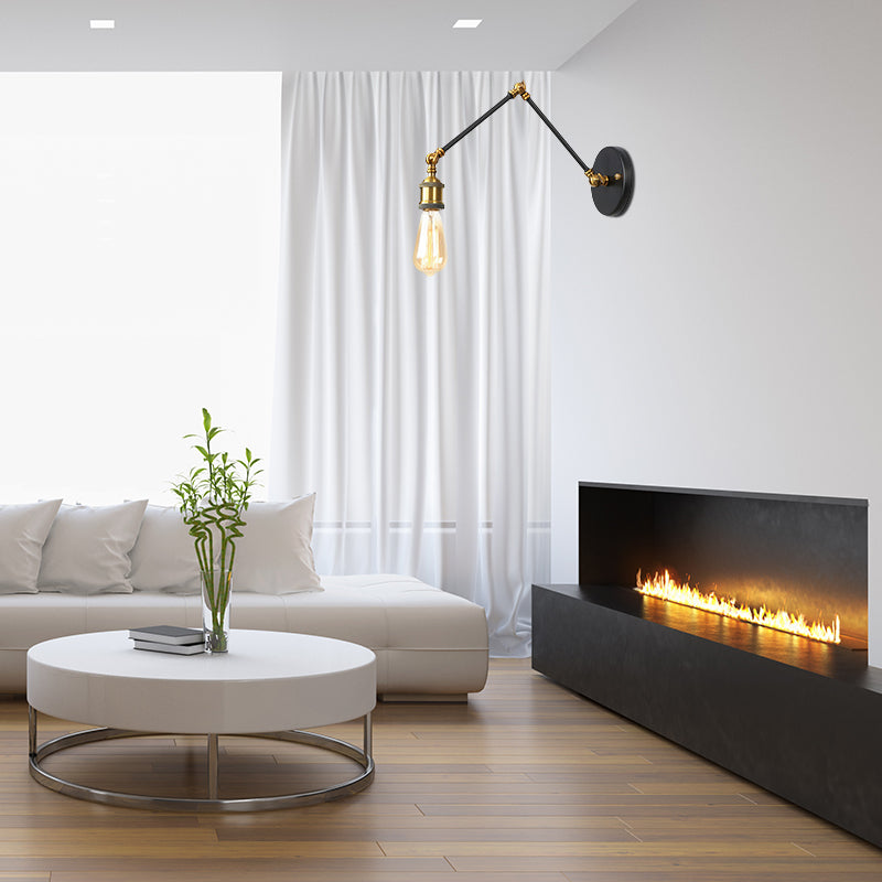 Alden Industrial Swing Arm Wall Sconce