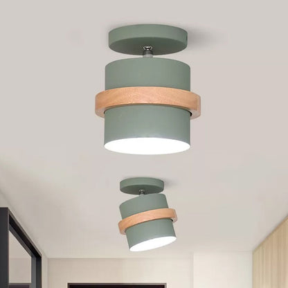 Anaïs Rotating Barrel Semi Flush Ceiling Light
