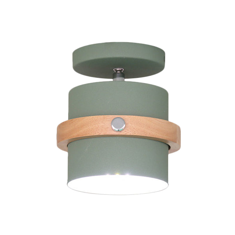 Anaïs Rotating Barrel Semi Flush Ceiling Light