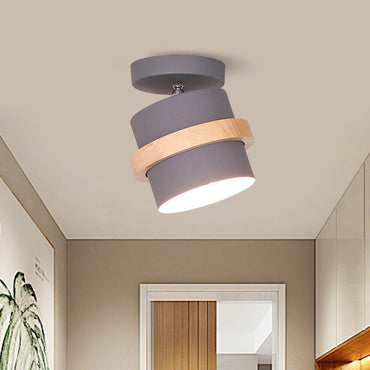 Anaïs Rotating Barrel Semi Flush Ceiling Light