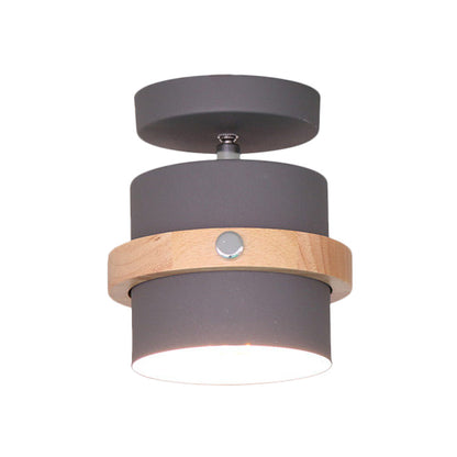 Anaïs Rotating Barrel Semi Flush Ceiling Light