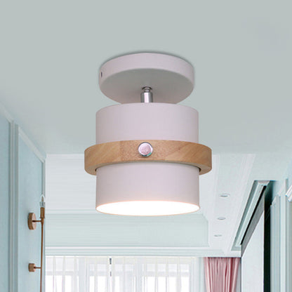 Anaïs Rotating Barrel Semi Flush Ceiling Light