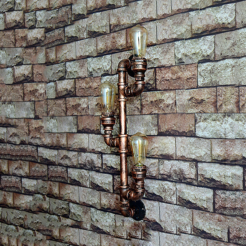 Ronan Industrial Water Pipe Wall Sconce