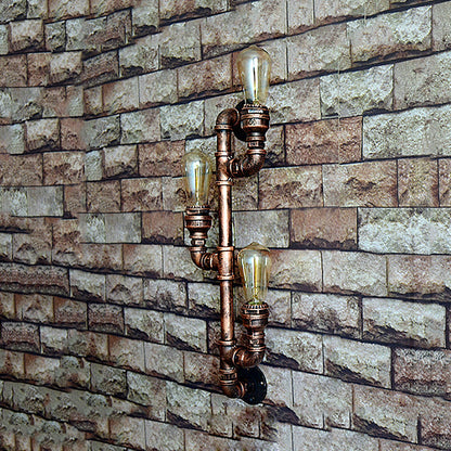 Ronan Industrial Water Pipe Wall Sconce