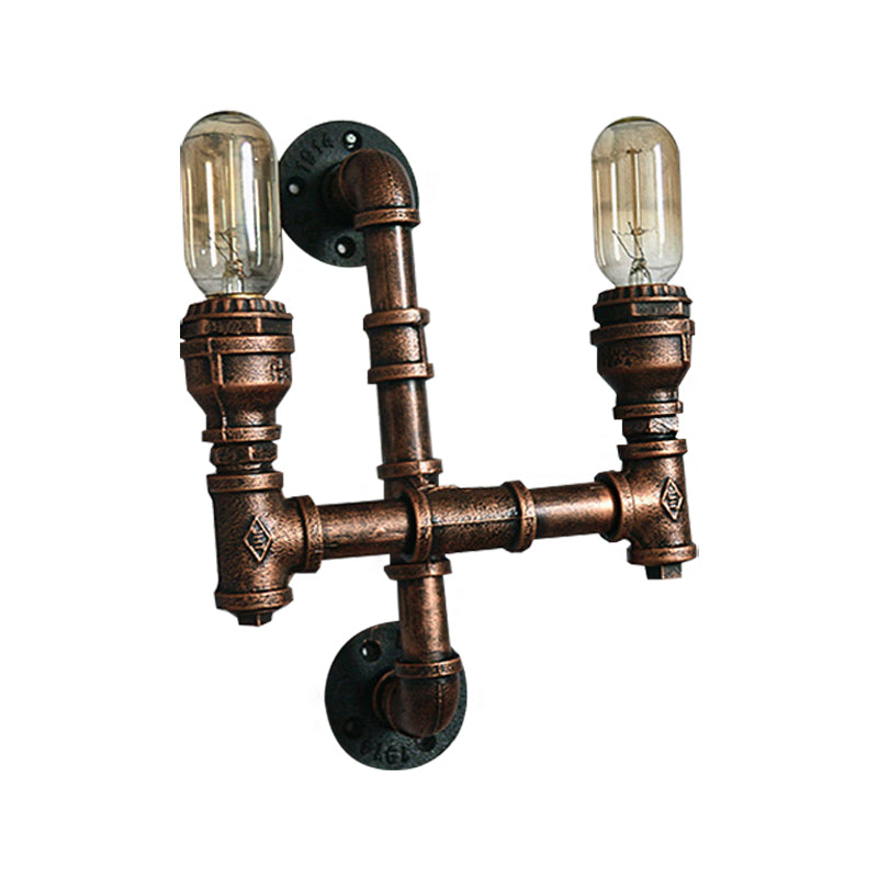 Ronan Industrial Water Pipe Wall Sconce
