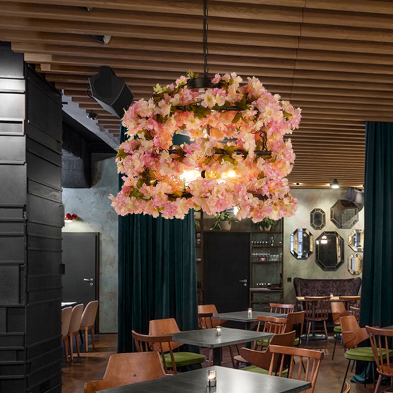 Céleste Cylinder Cage Pendant Chandelier Light