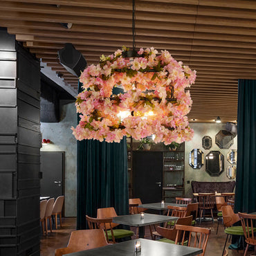 Céleste Cylinder Cage Pendant Chandelier Light