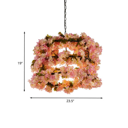 Céleste Cylinder Cage Pendant Chandelier Light