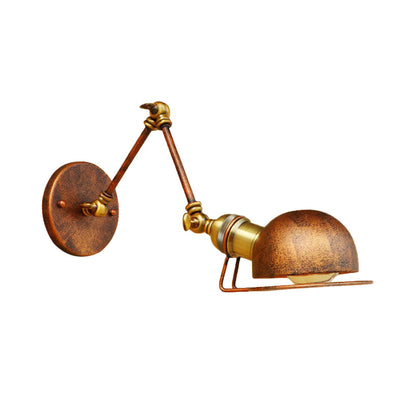 Hudson Vintage Industrial Swing Arm Wall Lamp