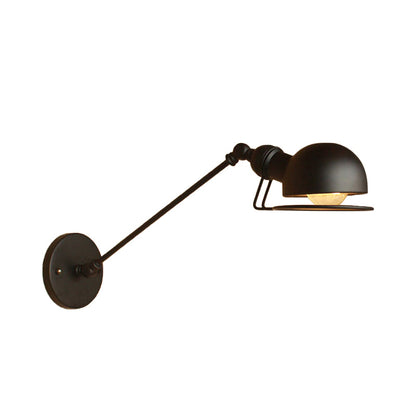 Hudson Vintage Industrial Swing Arm Wall Lamp