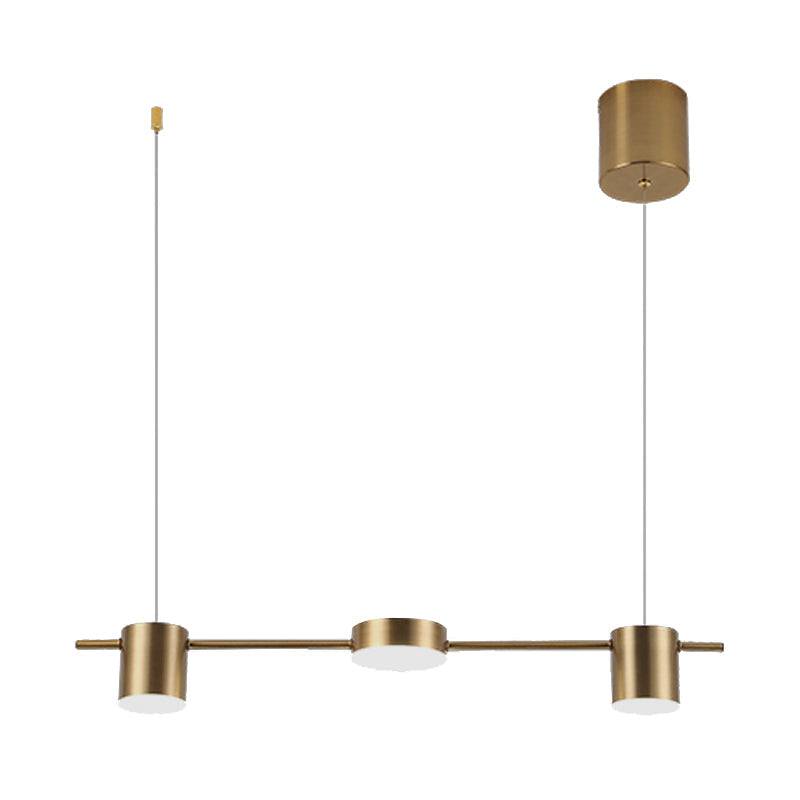Margaux Modern Drum LED Multi-Head Island Pendant Light