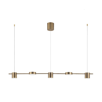 Margaux Modern Drum LED Multi-Head Island Pendant Light