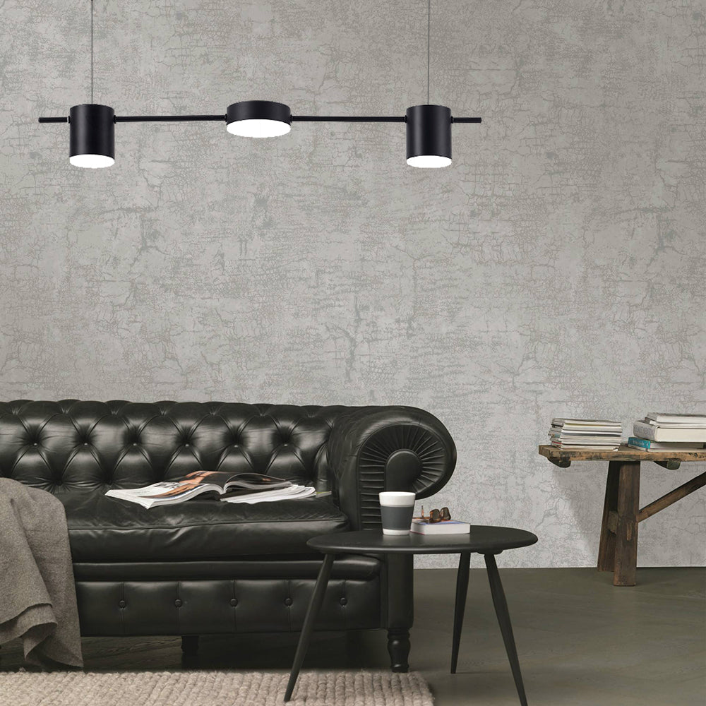 Margaux Modern Drum LED Multi-Head Island Pendant Light