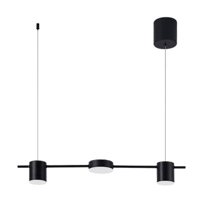 Margaux Modern Drum LED Multi-Head Island Pendant Light