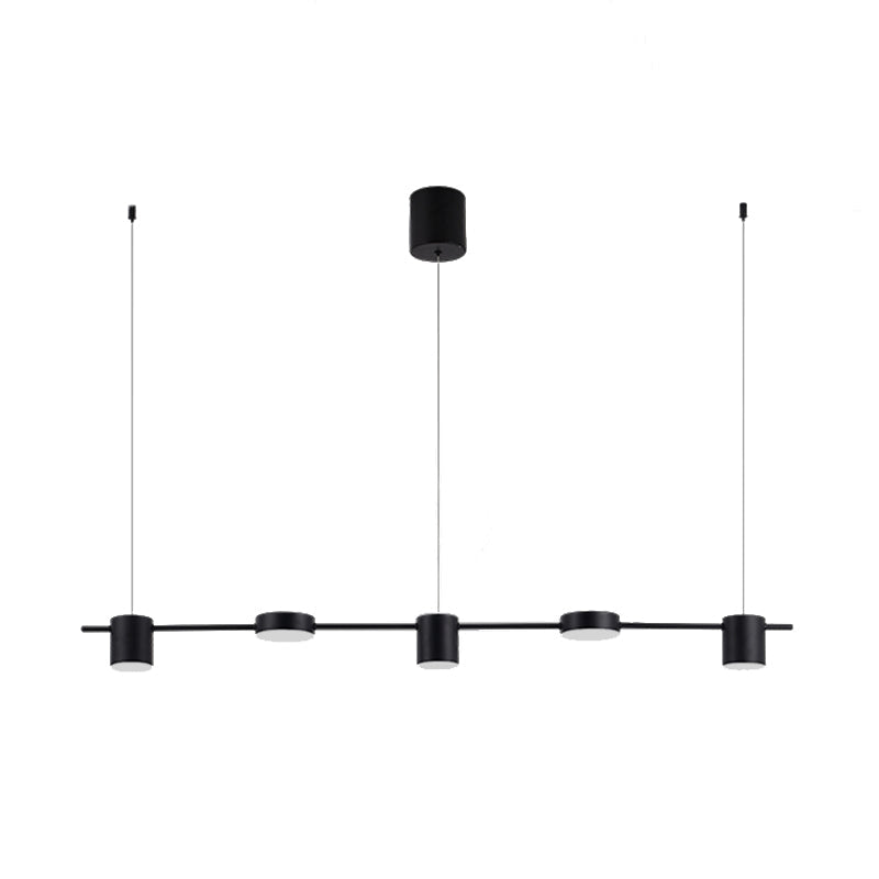 Margaux Modern Drum LED Multi-Head Island Pendant Light