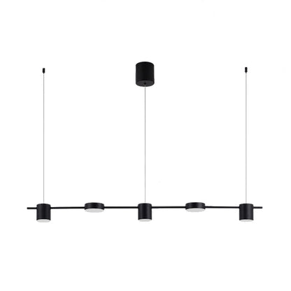Margaux Modern Drum LED Multi-Head Island Pendant Light