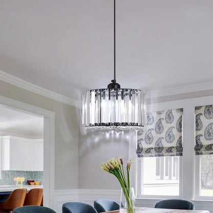 Chloé Crystal Tiered Pendant Light