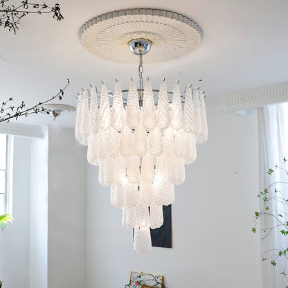 Thérèse Frosted Veil Snowfall Chandelier