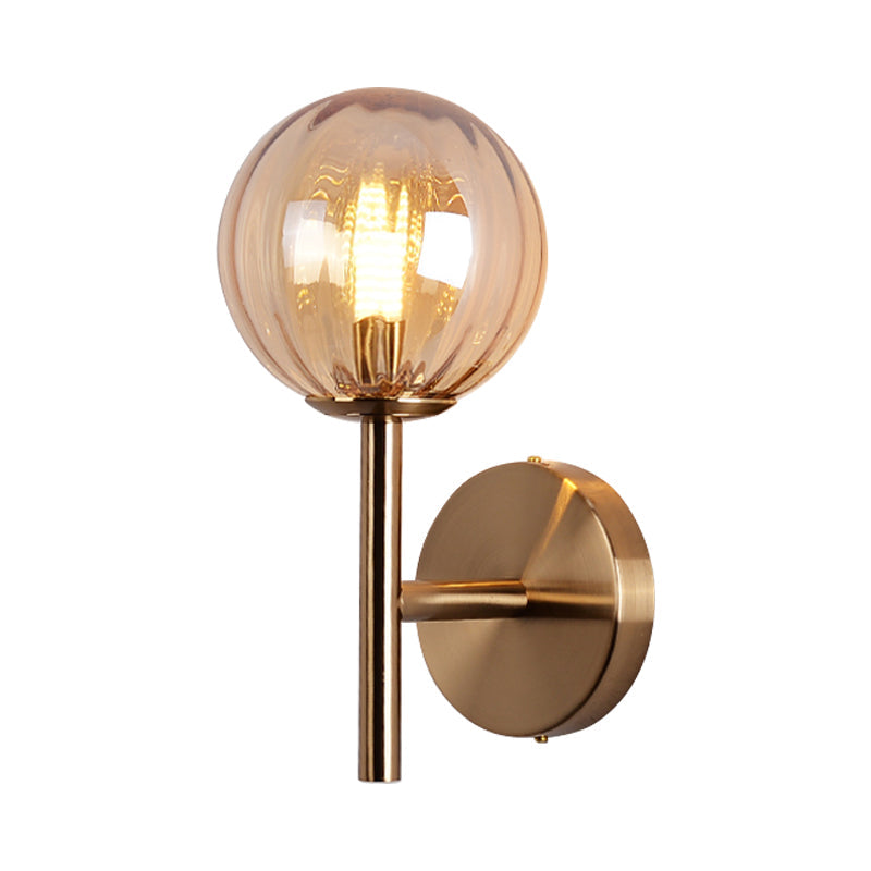 Élodie Colored Glass Round Wall Light Sconce