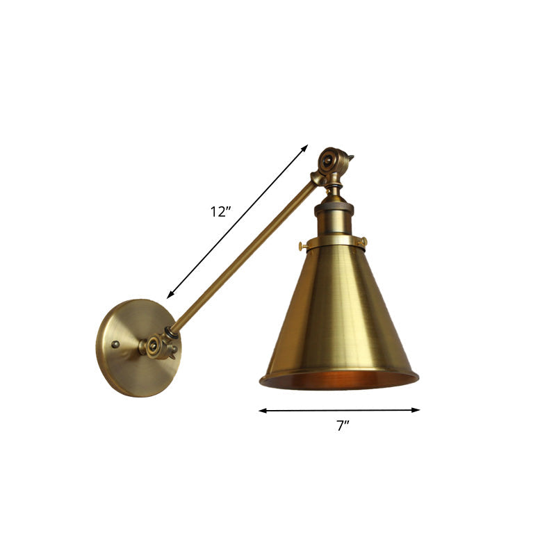 Celeste Vintage Tapered Wall Sconce