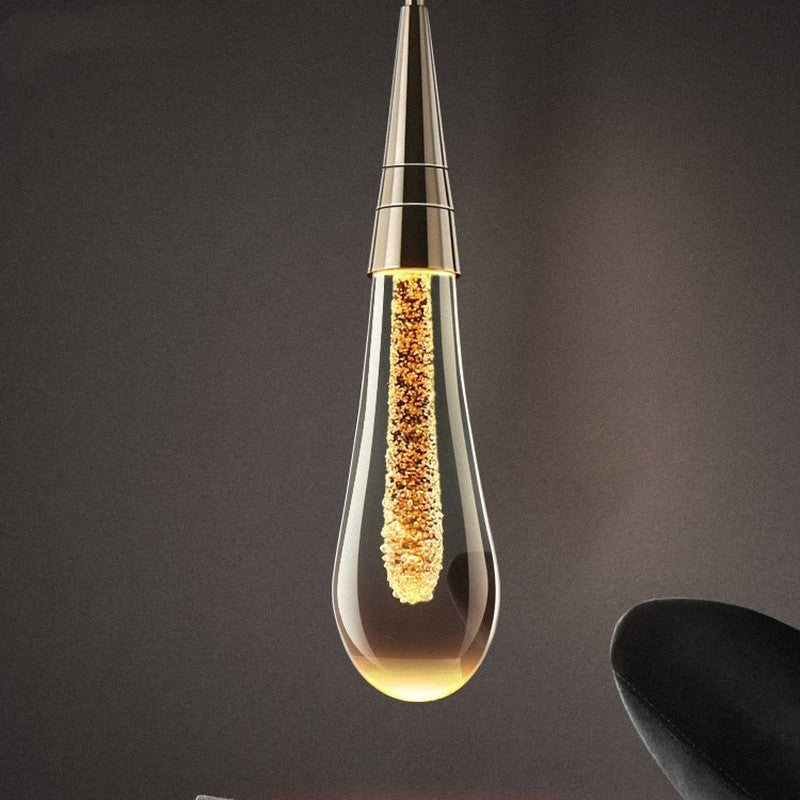 Amélie Golden Droplet Pendant Light