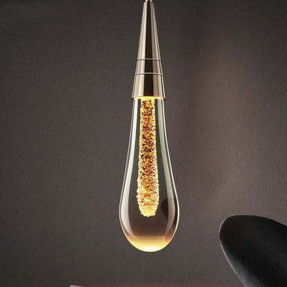 Amélie Golden Droplet Pendant Light
