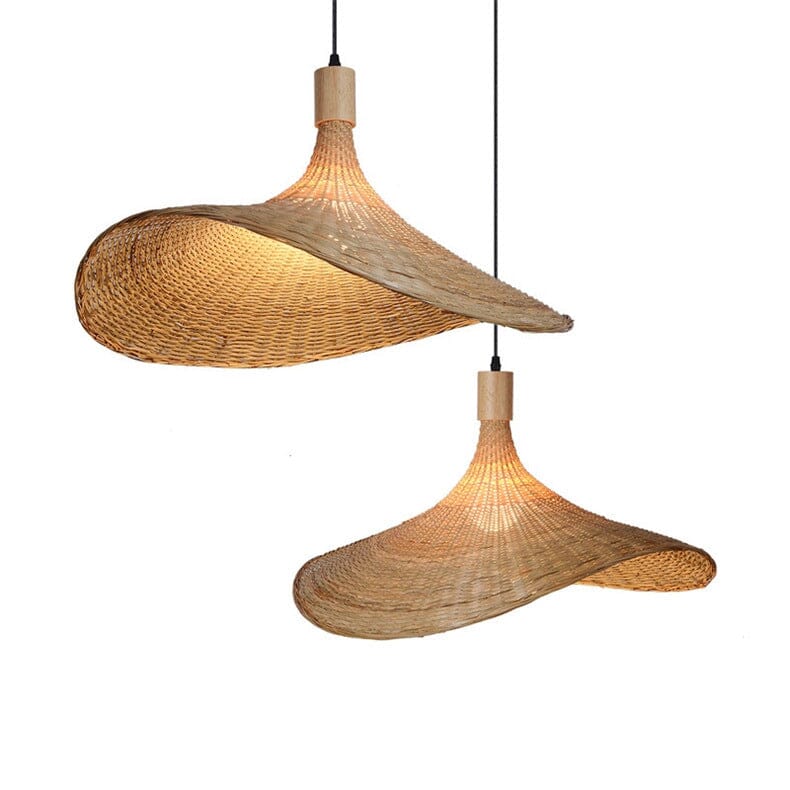 Amélie Woven Bamboo Pendant Light