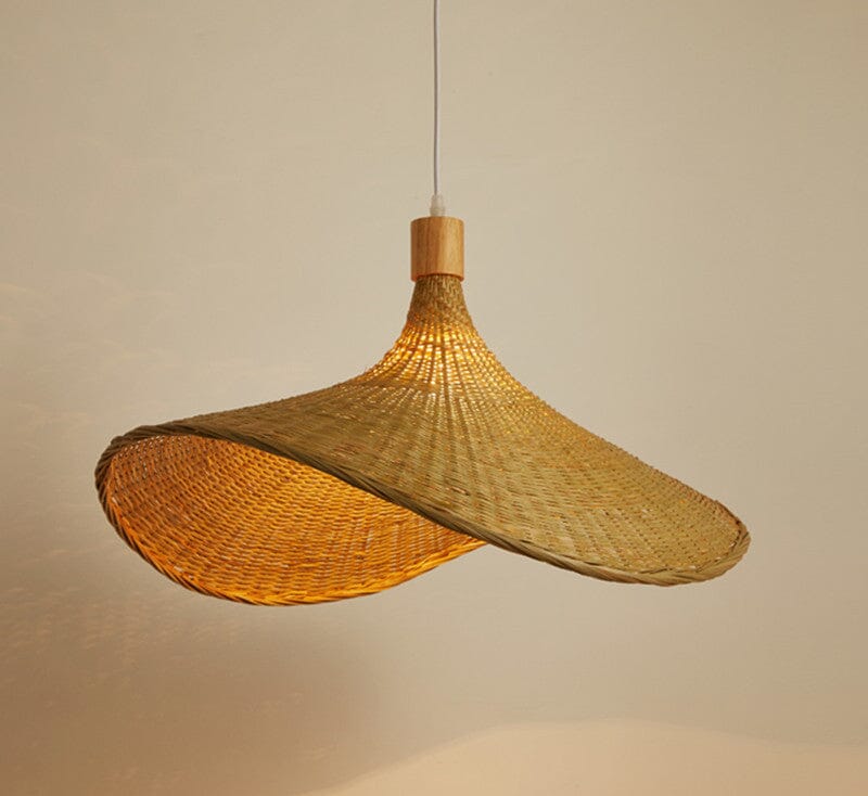Amélie Woven Bamboo Pendant Light