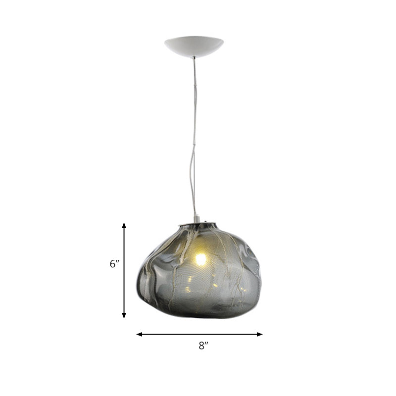 Amélie Cloud Shaped Pendant Light with Hand-Blown Glass