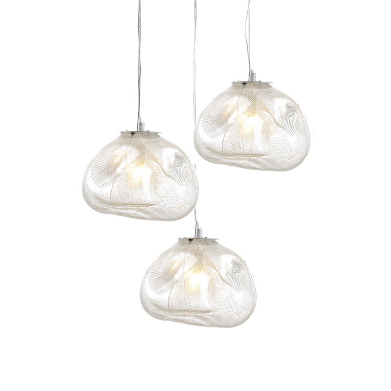 Amélie Cloud Shaped Pendant Light with Hand-Blown Glass